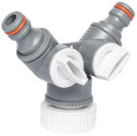 Bradas Sélecteur 2 circuits WHITE LINE avec nez de robinet Bradas Sélecteur 2 circuits WHITE LINE avec nez de robinet