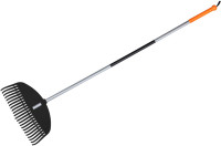 Bradas Balai à feuilles TQ, manche métallique, 23 dents Bradas Balai à feuilles TQ, manche métallique, 23 dents