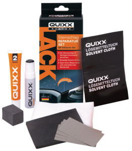 QUIXX Kit de réparation des impacts de gravillons, rouge