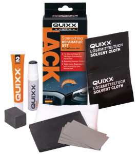 QUIXX Kit de réparation des impacts de gravillons, noir