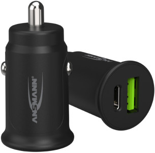 ANSMANN Chargeur voiture USB In-Car-Charger CC230PD, 2x USB