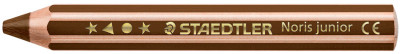 STAEDTLER Crayon de couleur hexagonal Noris junior, brun