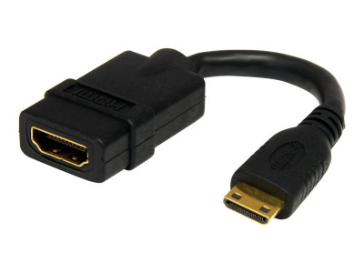 Startech : 5IN HIGH SPEED HDMI ADAPTER CBL W/ ETHERNET TO HDMI MINI