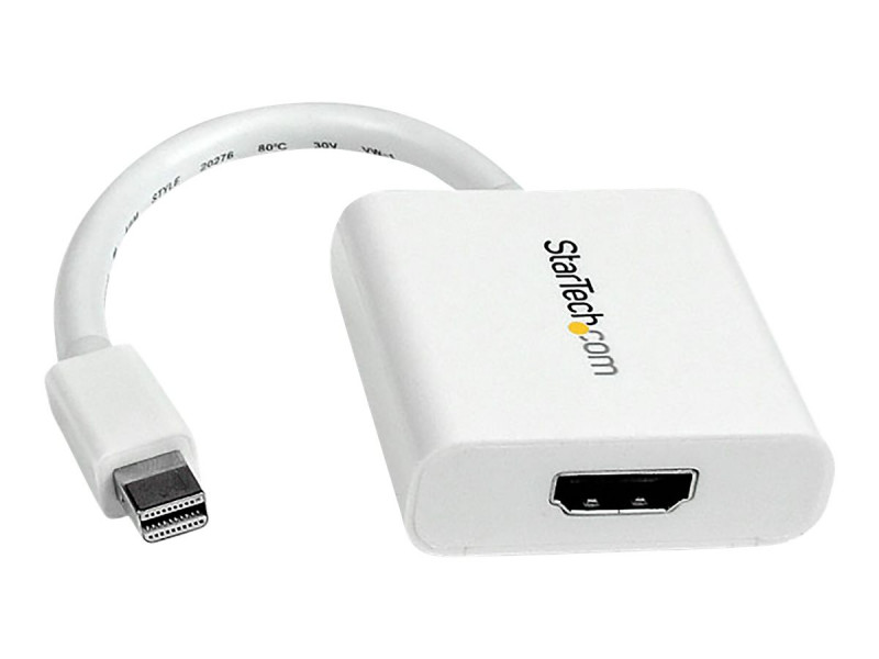 Startech : MINI-DISPLAYPORT TO HDMI ACTIVE VIDEO ADAPTER - WHITE