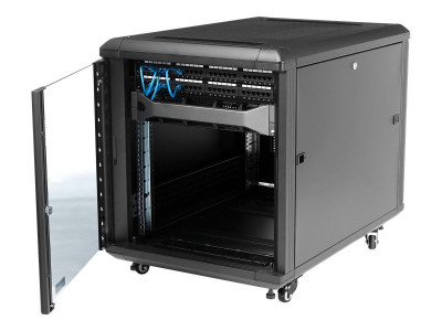 Startech : 12U 36IN KNOCK-DOWN SERVER RACK CABINET avec CASTERS (52.00kg)