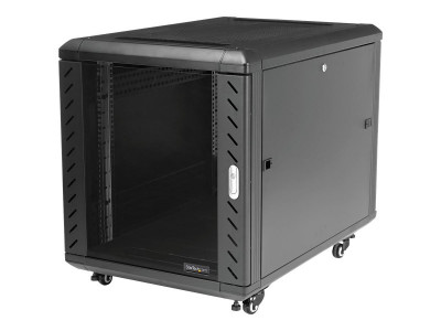 Startech : 12U 36IN KNOCK-DOWN SERVER RACK CABINET avec CASTERS (52.00kg)