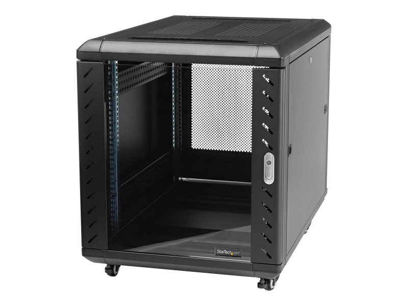 Startech : 12U 36IN KNOCK-DOWN SERVER RACK CABINET avec CASTERS (52.00kg)