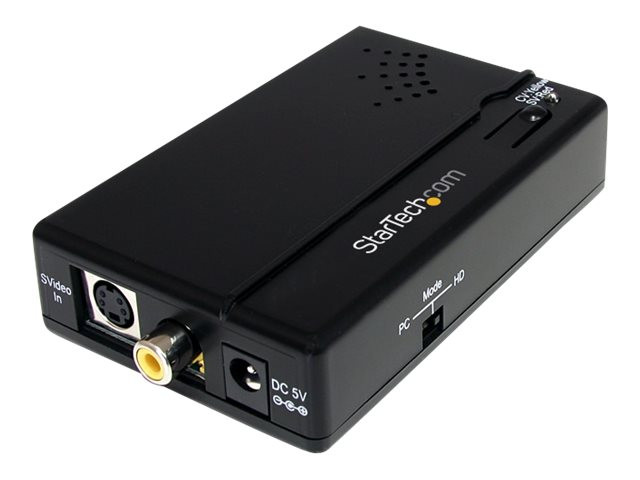 Startech : COMPOSITE et S-VIDEO TO HDMI CONVERTER avec AUDIO