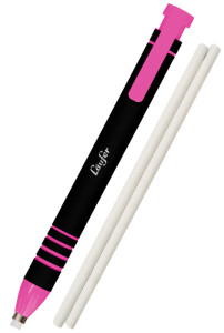 Läufer Gomme-stylo en plastique, 2 gommes de recharge incl.,