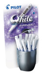 PILOT Marqueur permanent Super Color, blanc,présentoir de 24 PILOT Marqueur permanent Super Color, blanc,présentoir de 24