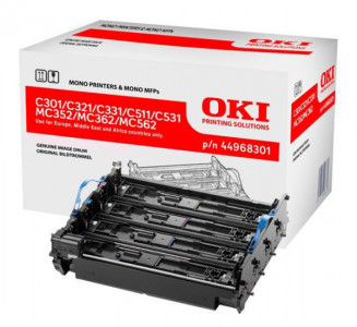 OKI Kit tambour Monobloc 30.000 pages NOIR et 20.000 pages CMY pour MC352 MC362 MC562