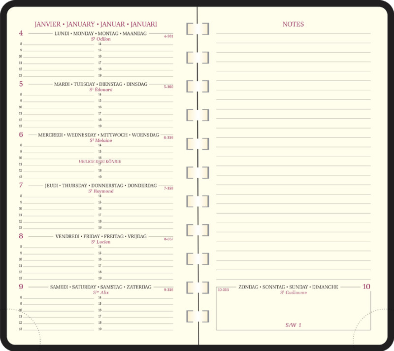 EXACOMPTA Agenda de poche 