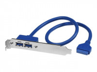 Startech : 2 PORT USB 3.0 A FEMALE SLOT PLATE ADAPTER