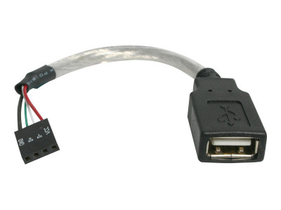 Startech : 6IN USB 2.0 cable - USB A FEM TO USB MOTHERBOARD 4 PIN HEADER