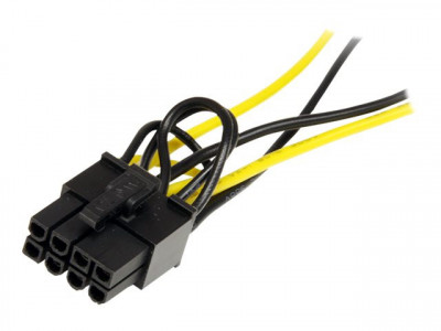 Startech : 6IN SATA POWER TO 8 PIN PCIE VIDEO card POWER cable ADAPTER