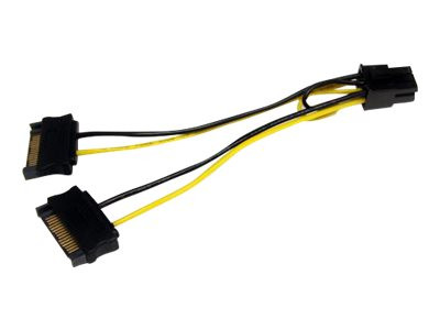 Startech : 6IN SATA POWER TO 6 PIN PCIE VIDEO card POWER cable ADAPTER
