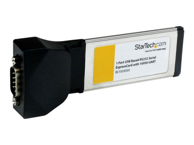 Startech : 1 PORT EXPRESSCARD TO RS232 DB9 SERIAL ADAPTER card W/ 16950