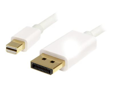 Startech : 1M WHITE MINI DISPLAYPORT TO DISPLAYPORT ADAPTER cable M/M