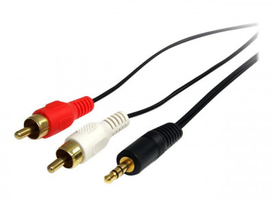 Startech : 3FT STEREO AUDIO cable - 3.5MM MALE TO 2X RCA MALE