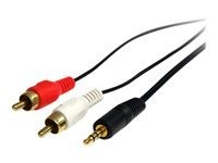 Startech : 3FT STEREO AUDIO cable - 3.5MM MALE TO 2X RCA MALE