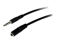 Startech : 3.5MM STEREO extension AUDIO cable - M pour - TRRS extension