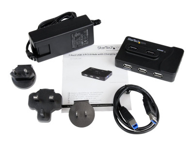 Startech : 7PORT USB COMBO HUB - 2X USB 3 et 5X USB 2.0 CHARGING HUB