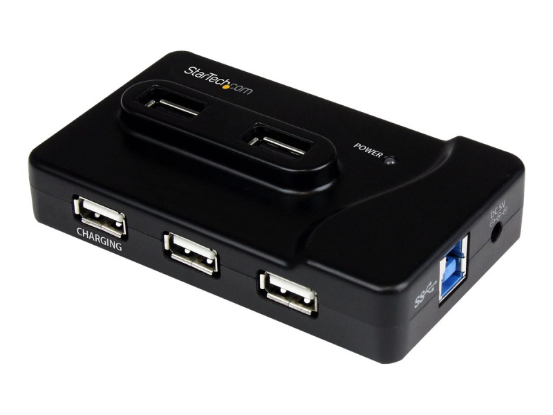 Startech : 7PORT USB COMBO HUB - 2X USB 3 et 5X USB 2.0 CHARGING HUB