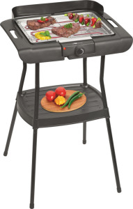 CLATRONIC Barbecue électrique sur pieds BG 3508, noir