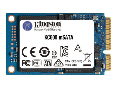 Kingston : 512GB KC600MS SATA3 MSATA SSD only drive