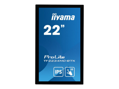 Iiyama : 21.5IN LCD 1920X1080 16:9 TF2234MC-B7X 1000:1 8MS BLACK