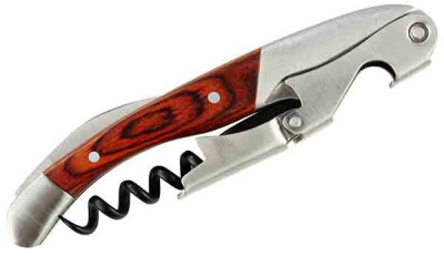 APS Couteau de sommelier, avec tire-bouchon et décapsuleur
