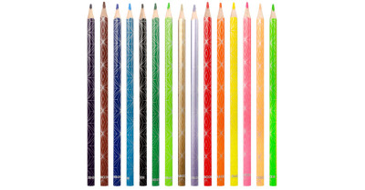 Kores Crayon couleur triangulaire 