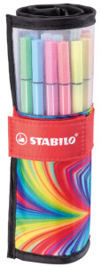 STABILO Feutre Pen 88, rollerset de 25 décor ARTY