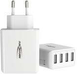 ANSMANN Chargeur USB Home Charger HC430, 4x port USB, noir ANSMANN Chargeur USB Home Charger HC430, 4x port USB, noir