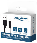 ANSMANN Câble de données & de chargement, USB-Micro USB, 1 m ANSMANN Câble de données & de chargement, USB-Micro USB, 1 m