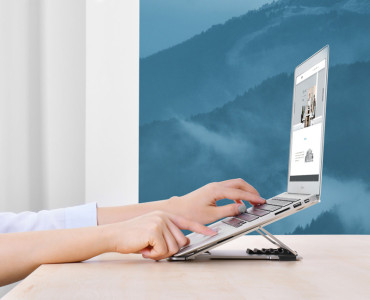 ALBA Support pour ordinateur portable MHLAPTOP, en aluminium