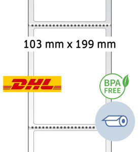 HERMA Thermodirekt-Versandetiketten, Rolle, 103 x 199 mm