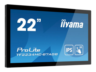 Iiyama : 21.5IN LCD TOUCH 1920X1080 16:9 TF2234MC-B7AGB 1000:1 8MS BLACK