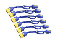 APC : POWER CORD kit (6 EA) LOCKING C19 TO C20 1.8M BLUE