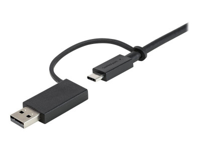 Startech : USB C cable avec USB A ADAPTER- 1M USB-C HYBRID DOCK cable