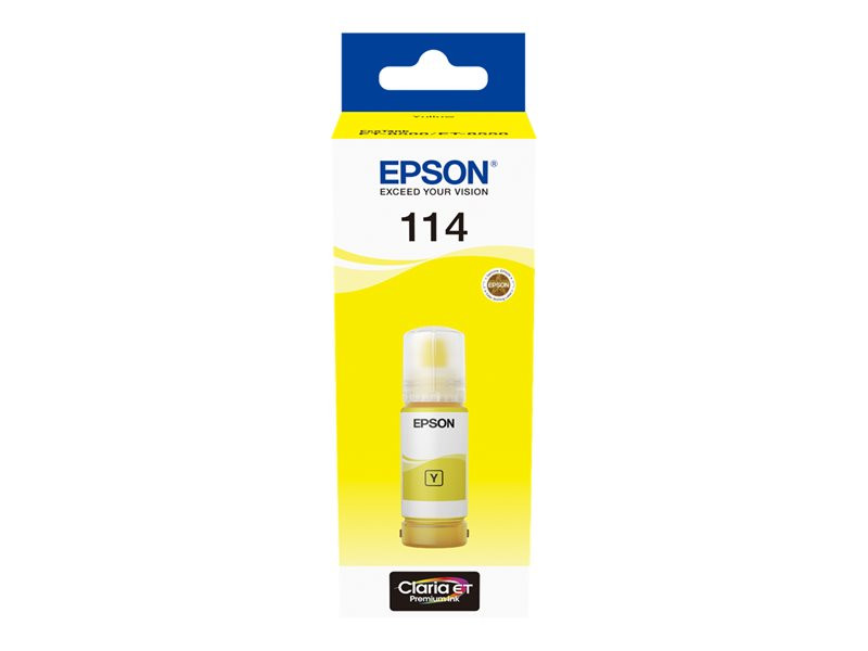 Epson 114 EcoTank Bouteille d'encre JAUNE 70 ml 6200 pages