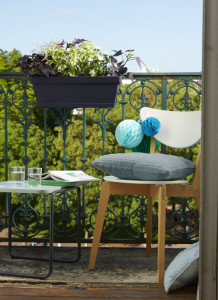 Poétic Jardinière ROMEO, (L)500 mm, gris-noir