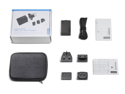 Lenovo : 65W USB-C AC TRAVEL ADAPTER .