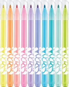 Maped Feutre COLOR'PEPS Pastel, étui carton de 10