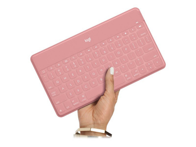 Logitech : KEYS-TO-GO BLUSH PINK DEU CENTRAL