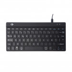 R-Go Tools R-Go Clavier Compact Break, AZERTY (FR), noir, filaire R-Go Tools R-Go Clavier Compact Break, AZERTY (FR), noir, filaire