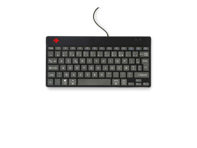 R-Go Tools R-Go Clavier Compact Break, AZERTY (FR), noir, filaire