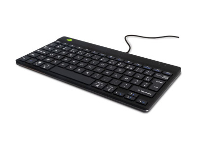 R-Go Tools R-Go Clavier Compact Break, AZERTY (FR), noir, filaire