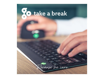 R-Go Tools R-Go Clavier Compact Break, AZERTY (FR), noir, filaire