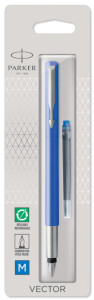 PARKER Stylo plume VECTOR, acier, taille de plume: M